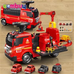 CB889889 CB889890 - 2in1 rail educational fire engineering kids scooter ride on car toy